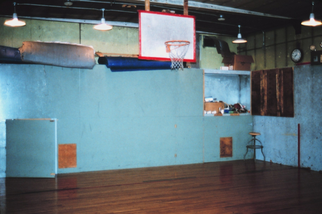For the athletically inclined, a basketball court for a little one-on-one