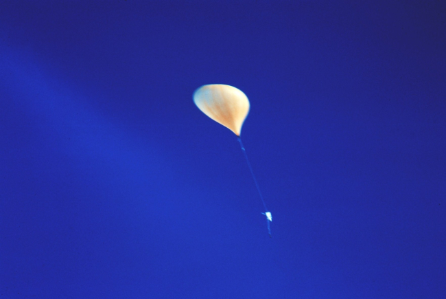 #3 - Releasing a weather balloon at the South Pole meteorological station