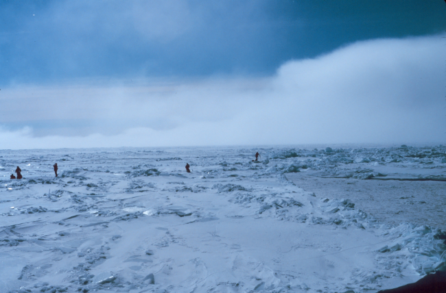 Rough sea ice near Ross Island