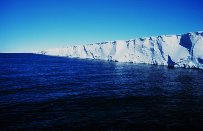The Ross Ice Shelf from the NATHANIEL B