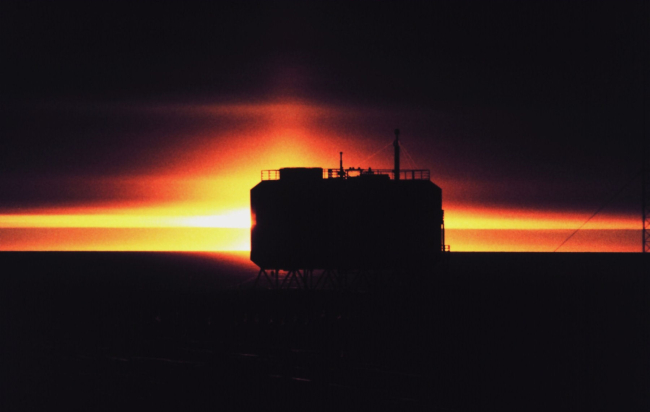 Ozonesonde launch during the ozone hole episode of 1997