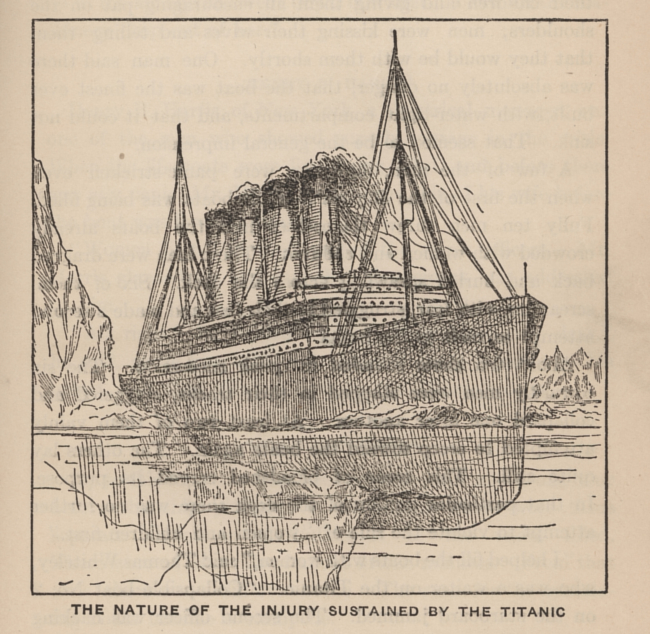The nature of the injury sustained by the TITANICIn: Marshall, Logan 1912
