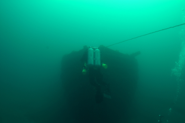 The wreck of the schooner E