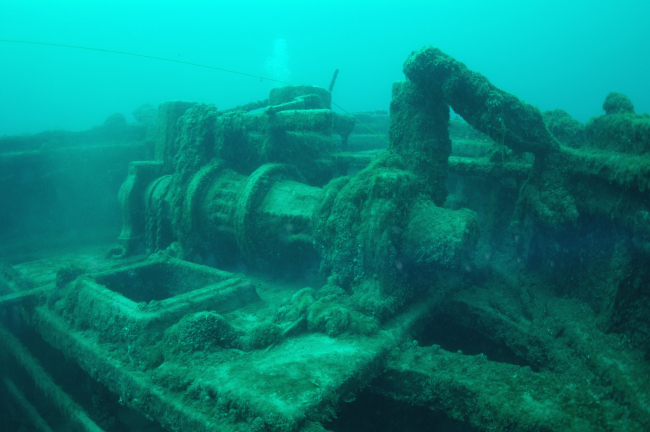 The wreck of the schooner E