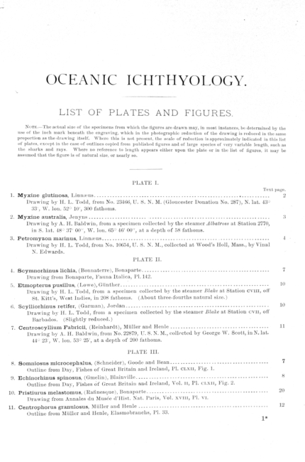 Oceanic Ichthyology
