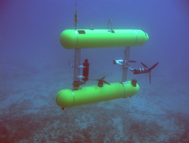 SeaBED -class AUV seen in image fis01459