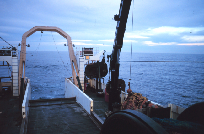 Trawling operations on the NOAA Ship MILLER FREEMAN