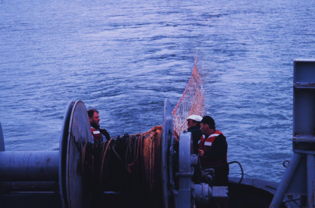 Deck crew of the NOAA Ship JOHN N