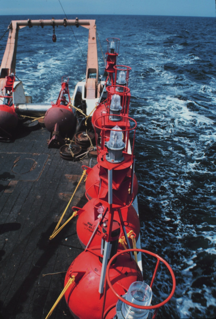 NOAA Ship ALBATROSS IV proceeding to study Gulf Stream eddies