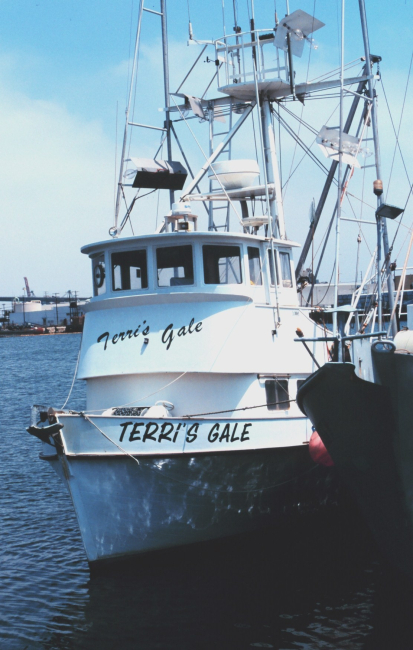 The fishing vessel TERRI'S GALE is a bait boat