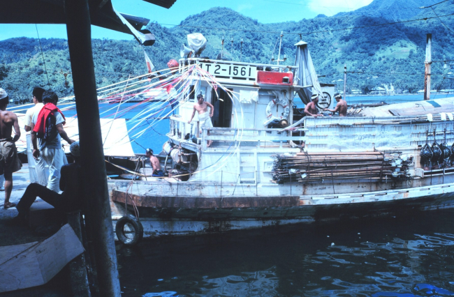 Japanese tuna longliner at Pago Pago