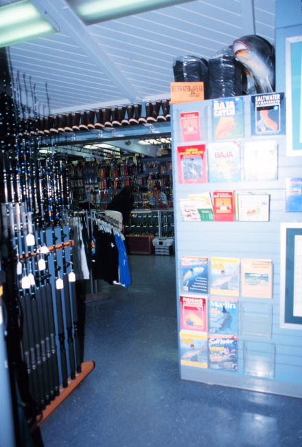 Fishing tackle and gear at Fishermen's Landing