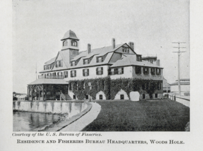 Residence and Fisheries Bureau Headquarters at Woods Hole