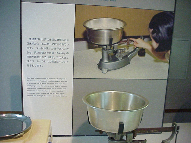 Equipment for measuring pearls