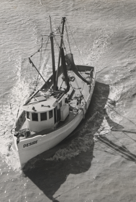 A typical Louisiana offshore trawler of about 60 feet overall length and 16 nettons