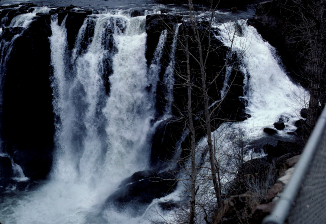 White River Falls along a tributary of the Deschutes River