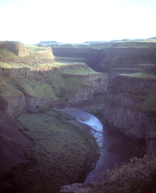 Palouse River Canyon in the Columbia River Scablands