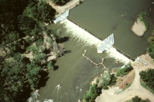 New fish ladders at the Wapato East Diversion Dam