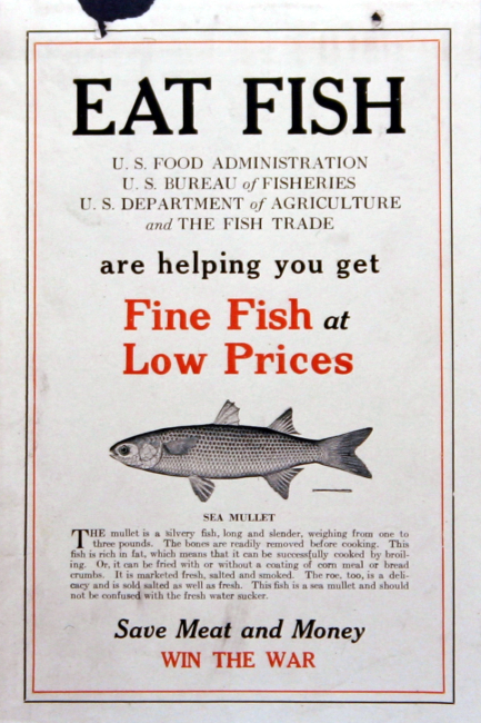 Poster, broadside, Eat Fish, Fine Fish at Low Prices