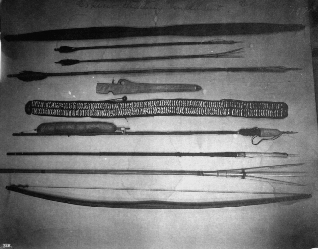 Eskimo hunting implements, 1891