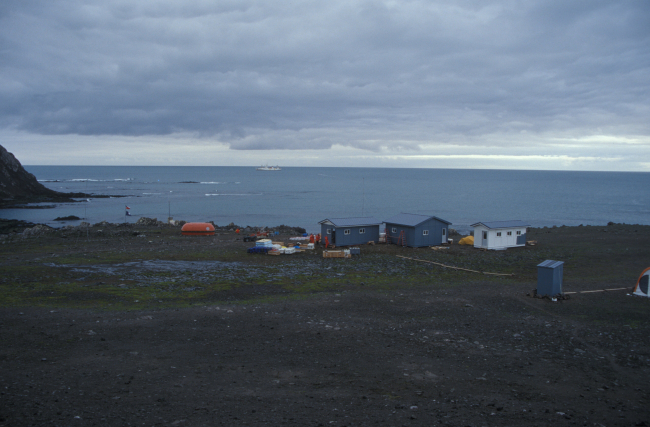 In its first years, the Cape Shirreff field station was little more thantemporary huts