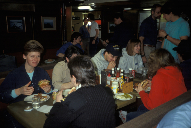 Lunch aboard the NOAA Ship SURVEYOR