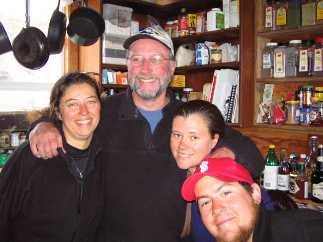 The crew at the Copacabana field station, King George Island