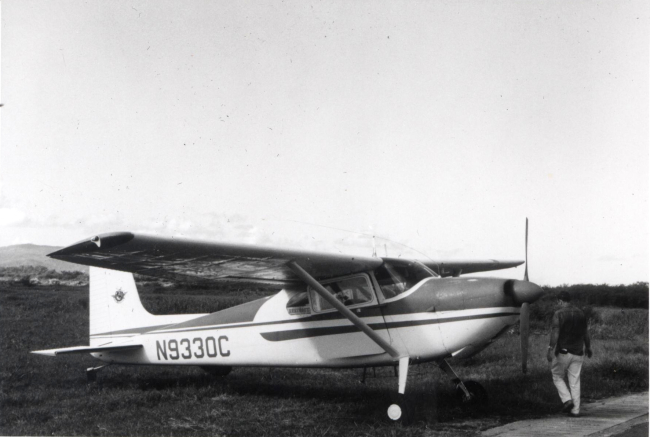 Cessna 180 used in tuna surveys