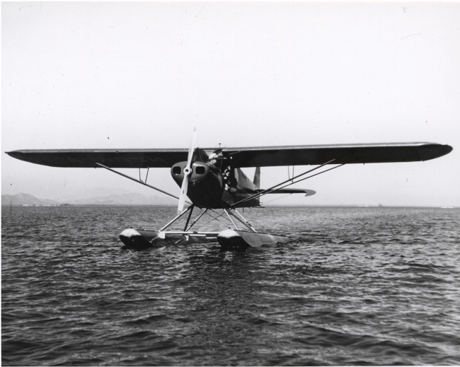 Float plane used by Fish and Wildlife Service in Alaska