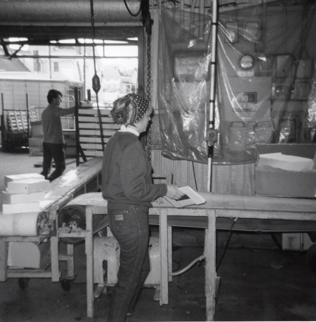 Packing line (H & G whiting) at Ocean Side Fisheries