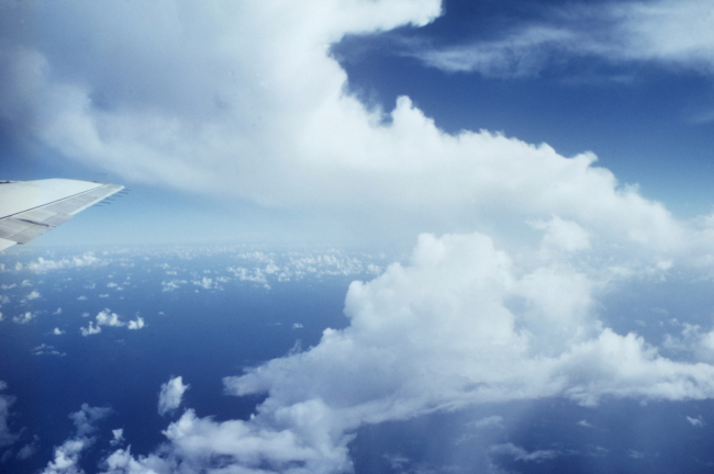 Numerous cloud forms over tropical Atlantic