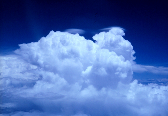 Cumulonimbus cloud plus crowning pileus clouds observed during ProjectCloudline