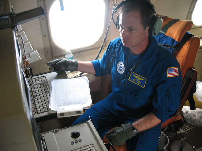 Joe Bosko monitoring computer