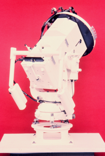 A modified BC-4 satellite triangulation camera used inthe world-wide triangulation program