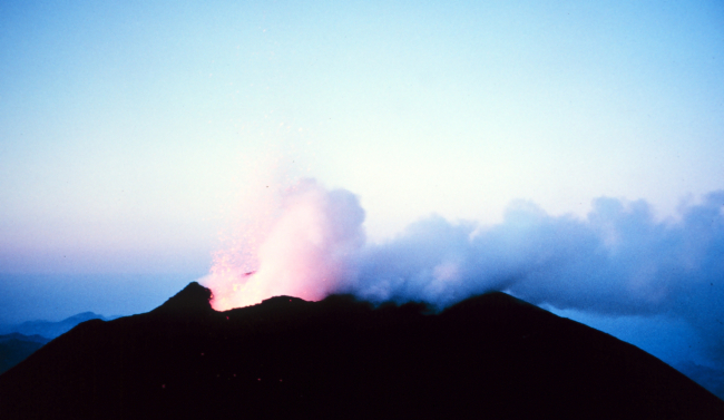 Station Number 016 - Mount Etna, an active volcano
