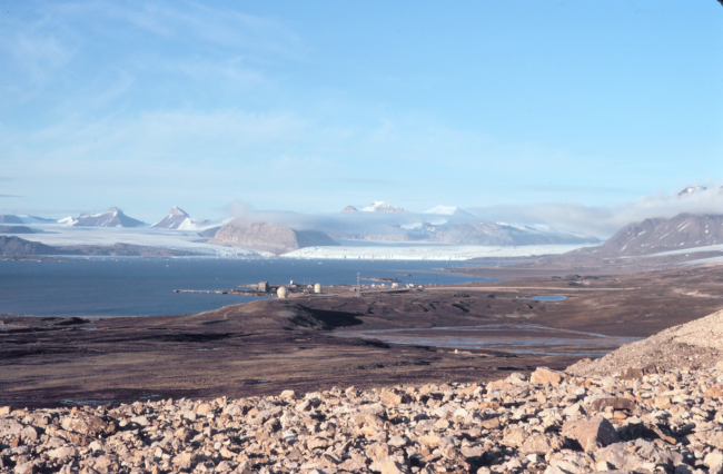 Satellite tracking and radar installation at Svalbard