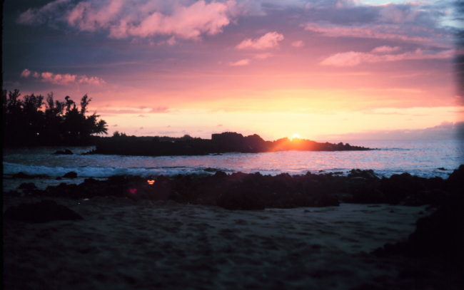 A Kona Coast sunset