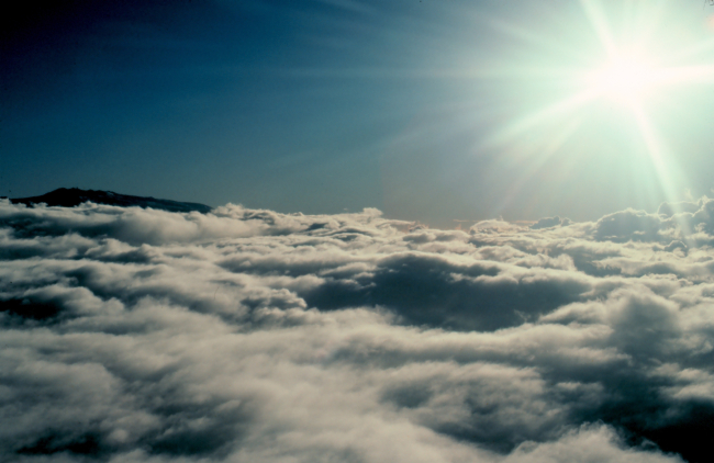 Mauna Kea above the cloud layer