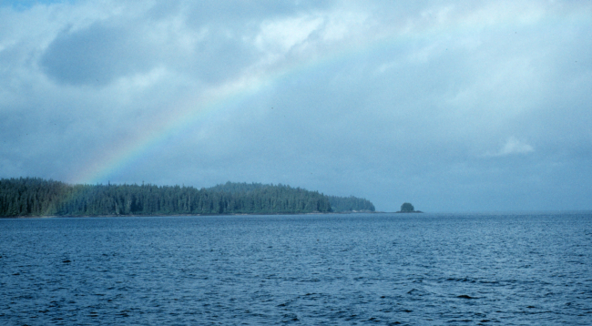 Rainbow in Frederick Sound