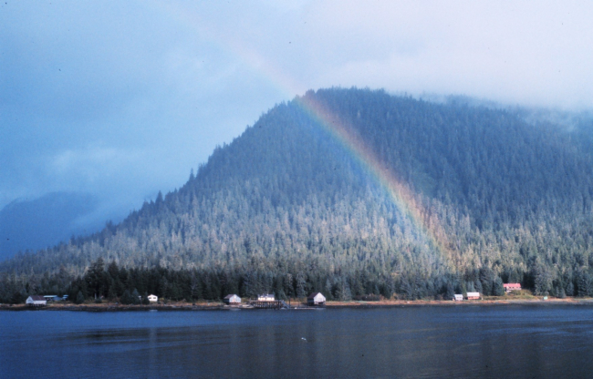 Rainbow at Stephens Passage