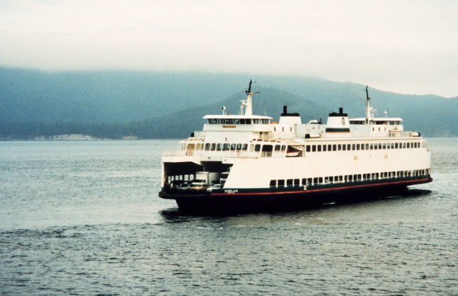 A Puget Sound ferry boat