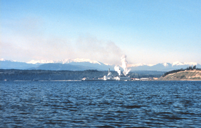 An industrial facility on Puget Sound