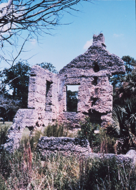 Tabby ruins at Chocolate on the northwest side of the island