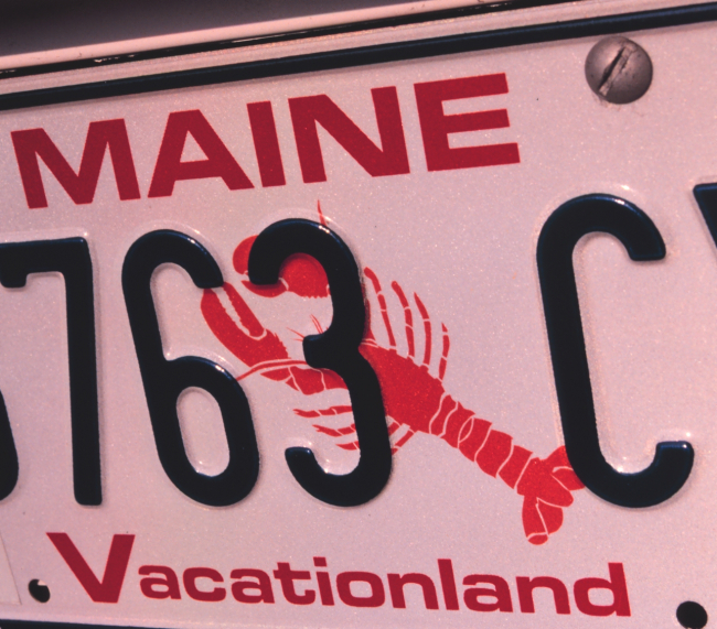 Maine celebrates its fishing and maritime heritage on its license plates