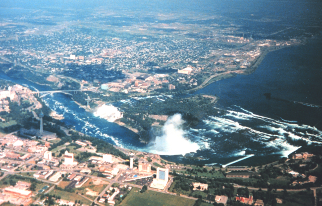 Niagara Falls as seen during Shoals Lidar survey of Niagara River