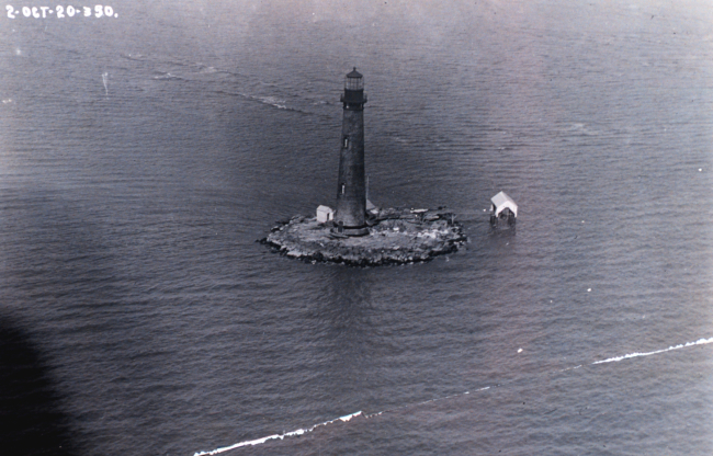 Sand Island Lighthouse as photographed from a U