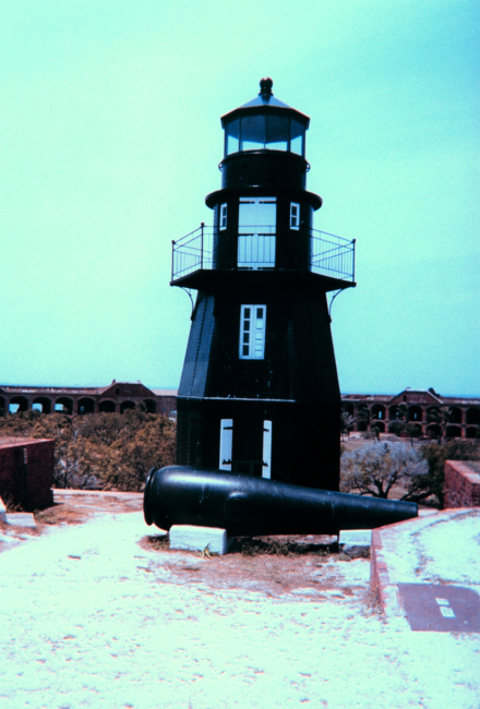 The lighthouse at Fort Jefferson, Dry Tortugas National Park