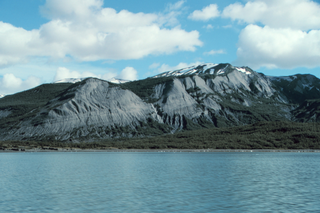 Tilted strata in Tann Fjord