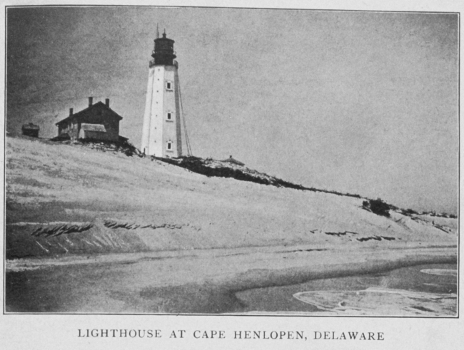 Lighthouse at Cape Henlopen, Delaware