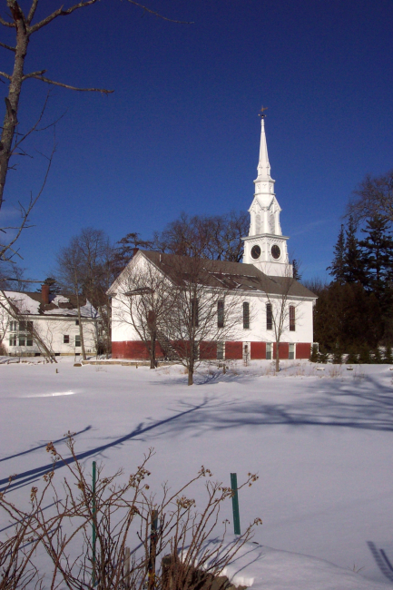 A beautiful New England Church at Castine
